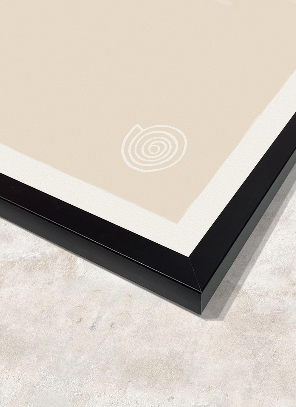 Black Wood Frame Barcelona Home Decoration