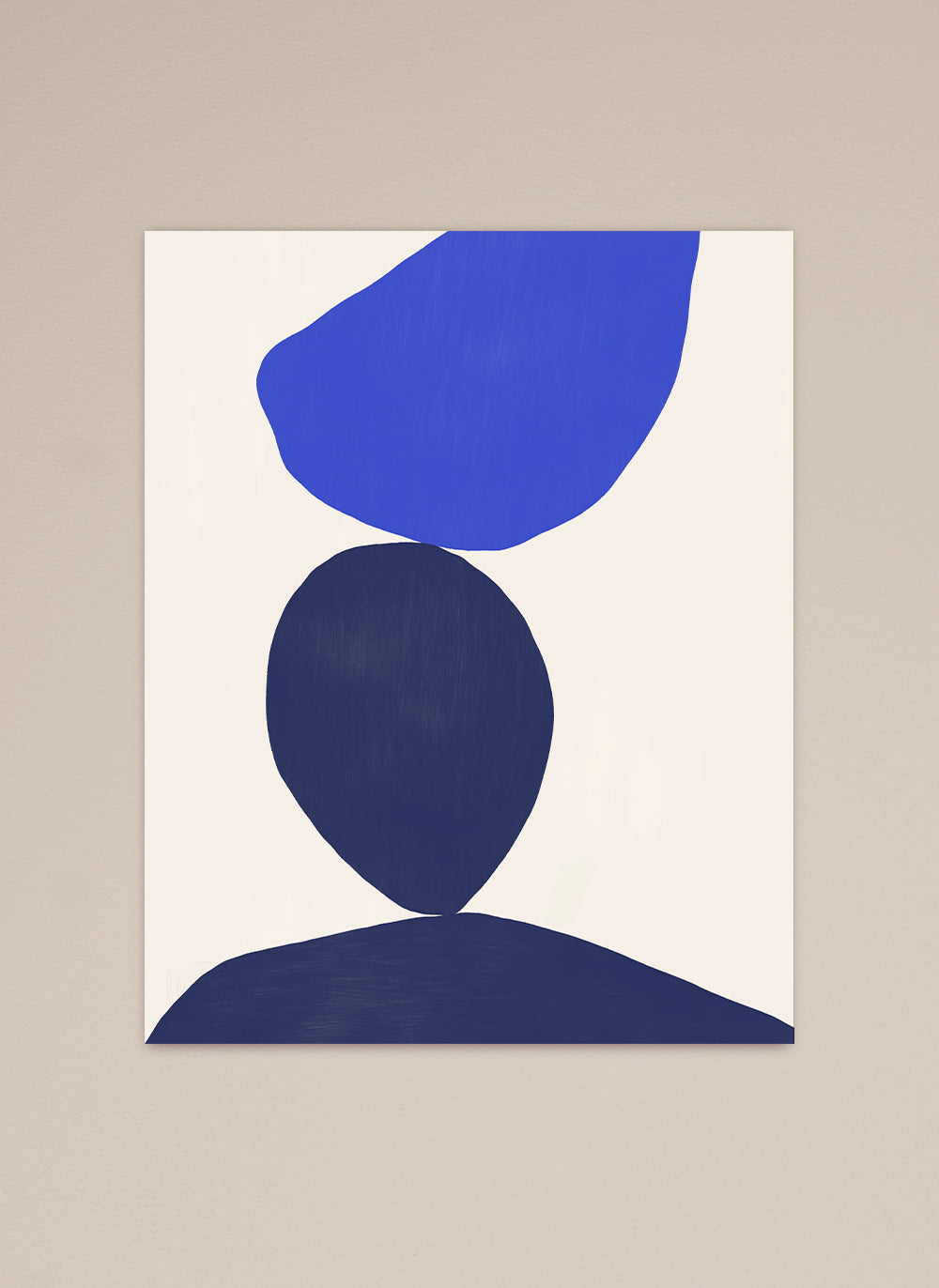 art print poster blue dancers vertical rocks digital art