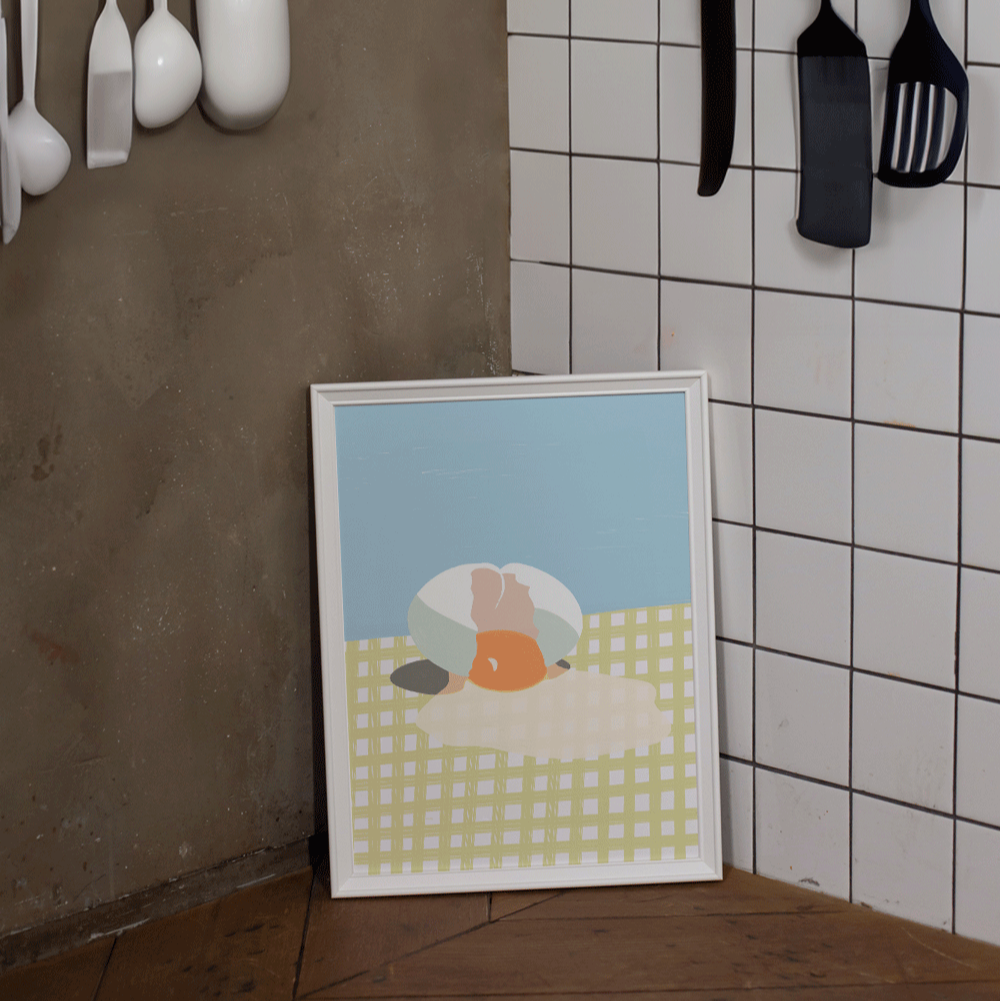 Broken Eggs Poster Print Home Decoration Kitchen Collection