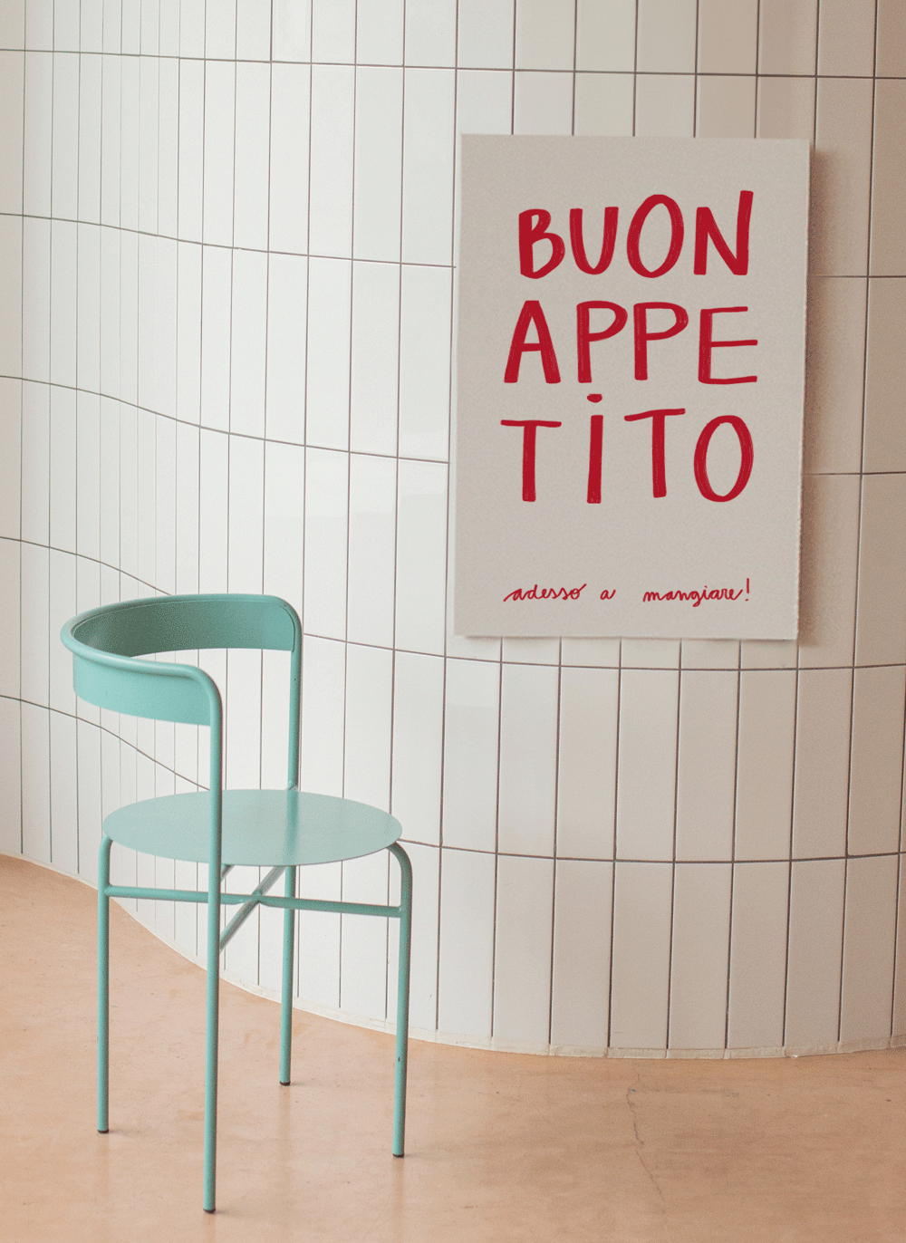 Buon Appetito Poster Print Home Decoration Kitchen Collection