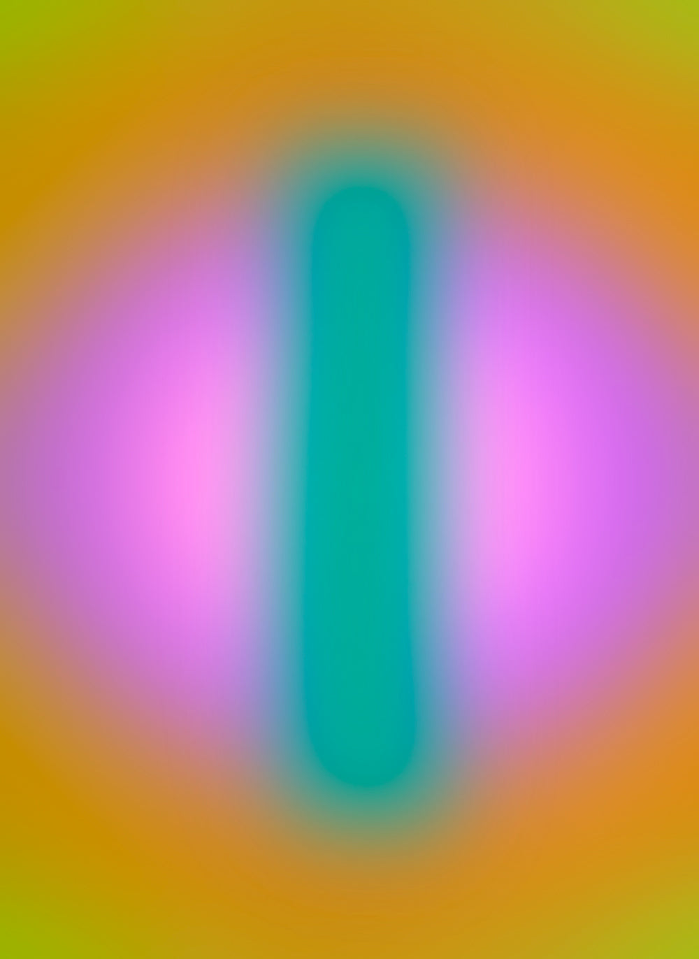 poster print cat eye blurred colors yellow green purple
