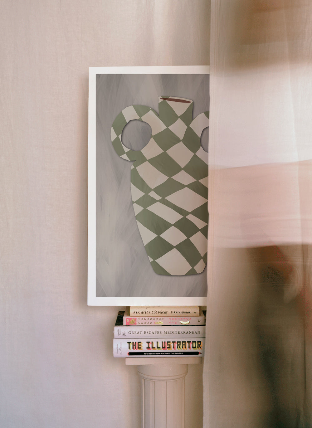 Greece vase poster print home decoration interior design