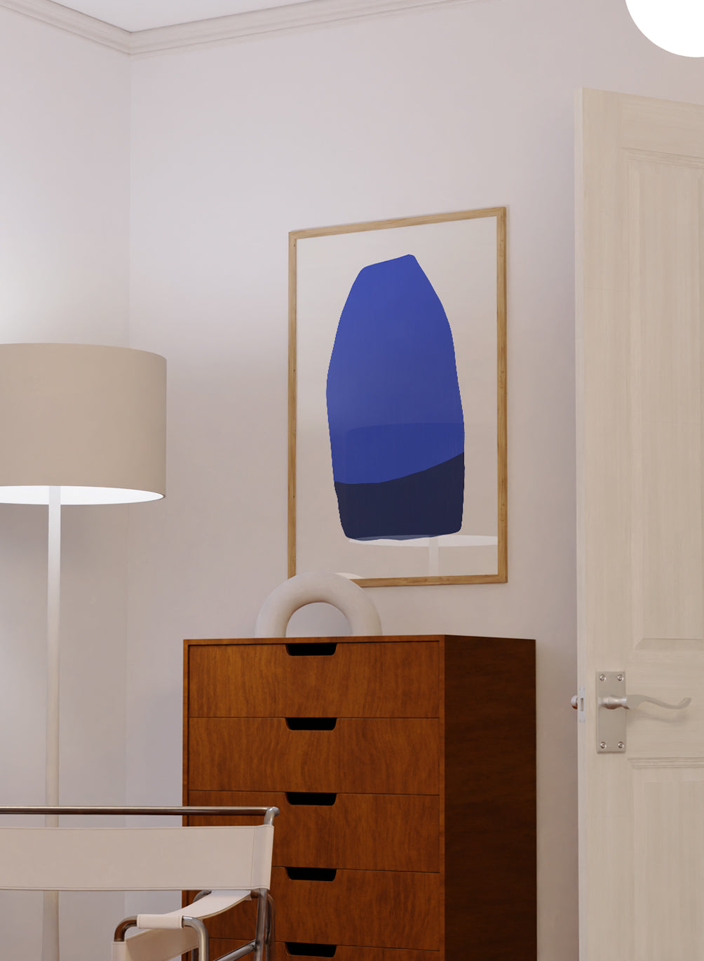 home decoration print poster interior blue iceberg minimal modern art