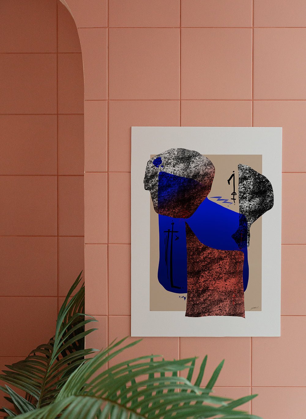 Contrastes Poster Print Home Decoration Rocks Abstract art interior